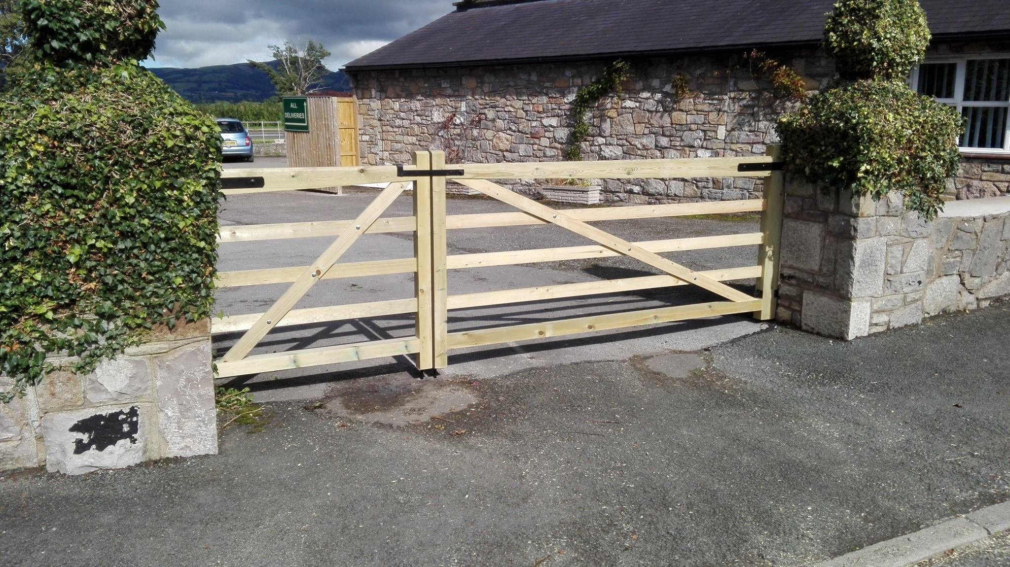 Timber Field or Entrance gate