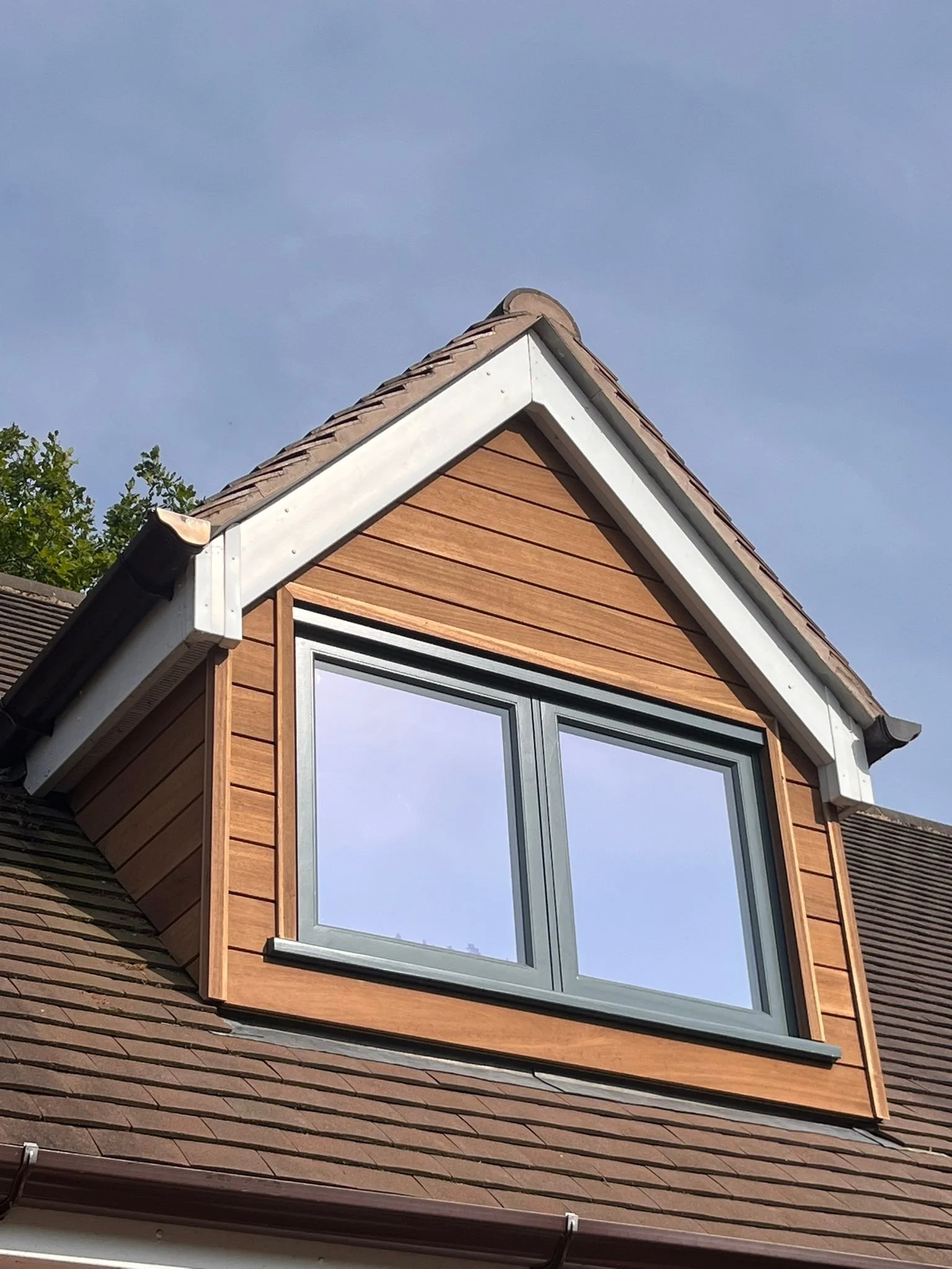 Dorma window with Thermo Ayous Timber Cladding