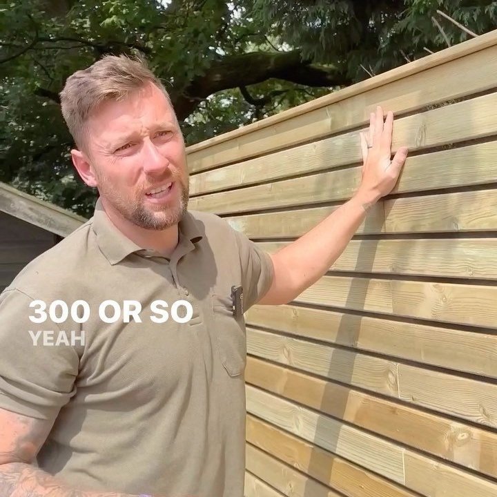 Scandinavian Redwood Timber Fencing Batten/Slat
