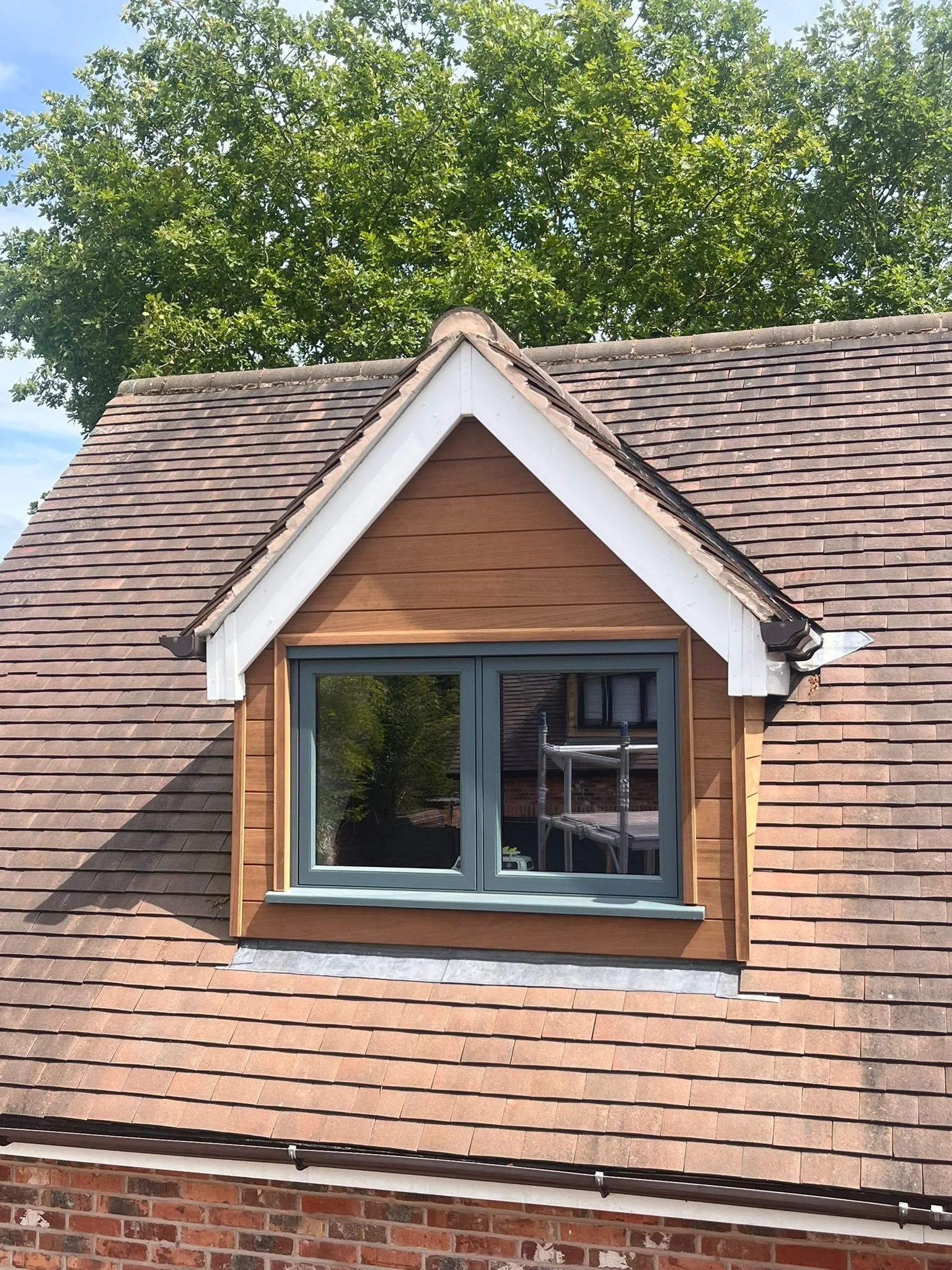 Dorma window with Thermo Ayous Timber Cladding