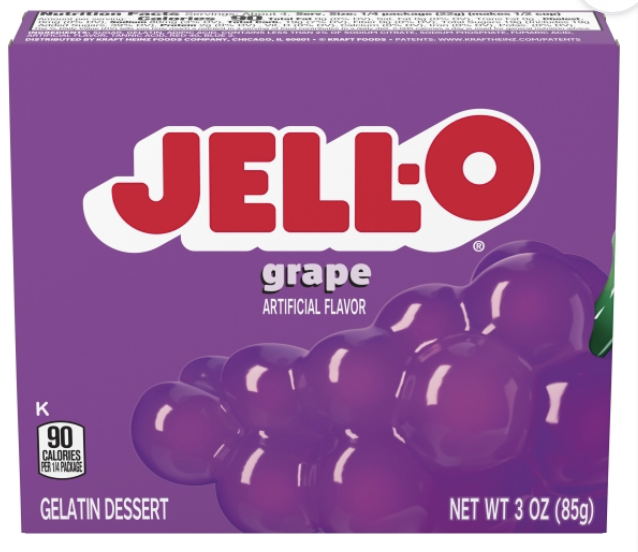 Jell-O Grape Gelatin Dessert