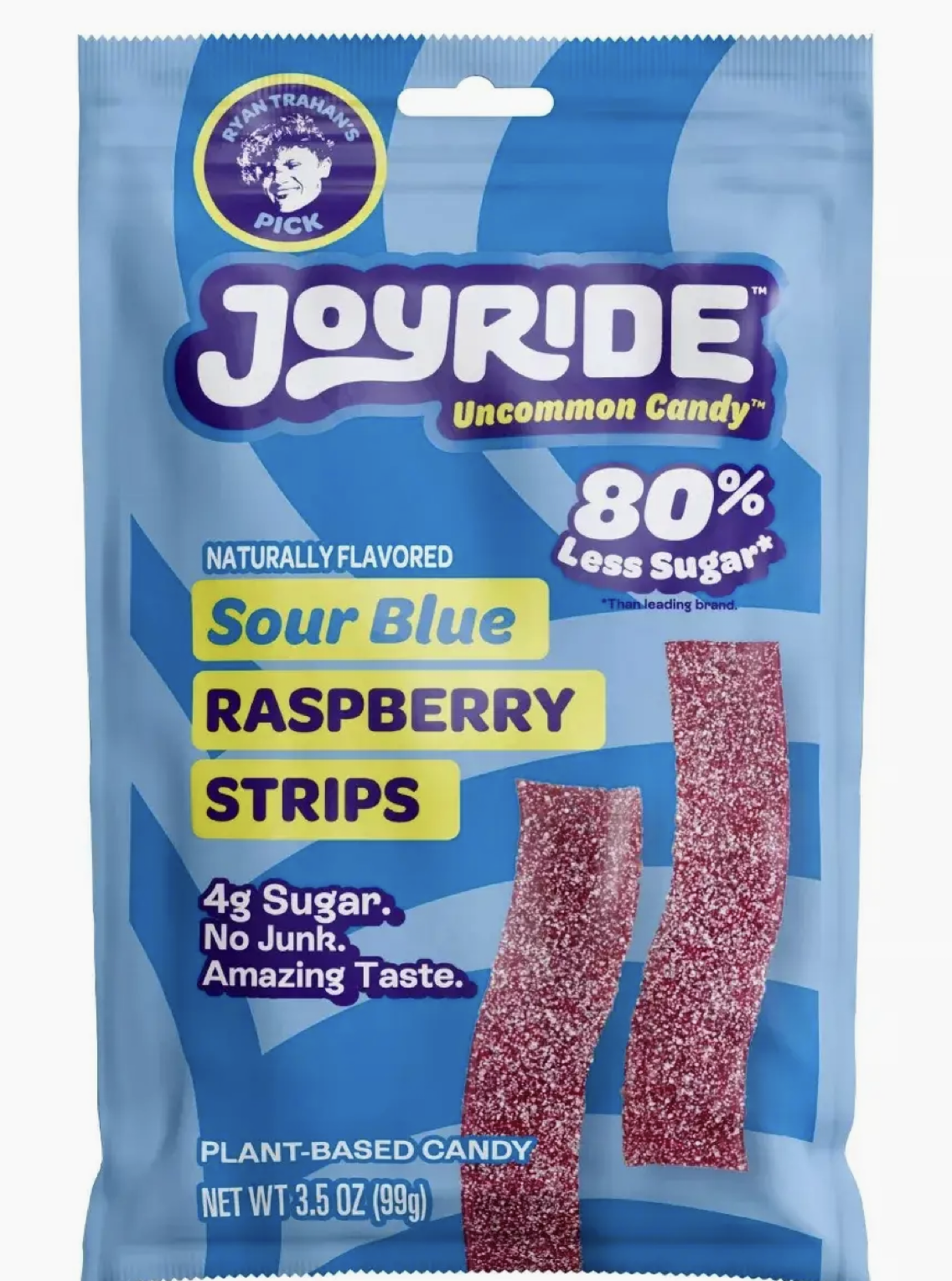 JoyRide  Sour Blue Raspberry Strips