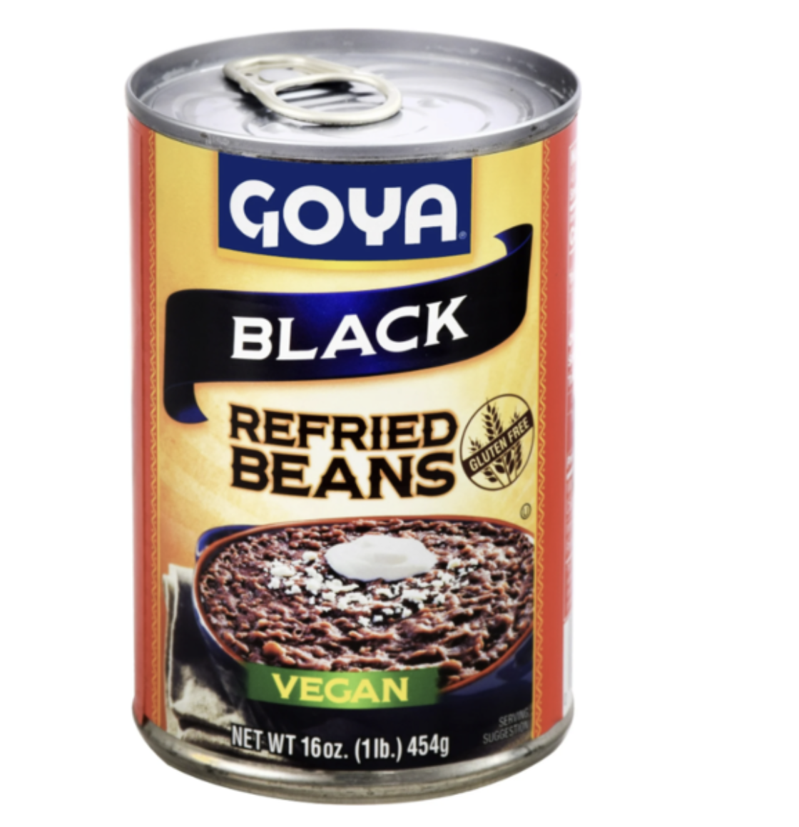 Goya Refried Black Beans 454g