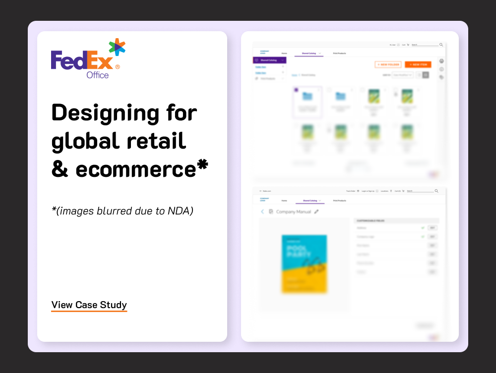 FedEx Office: Designing for global retail & ecommerce