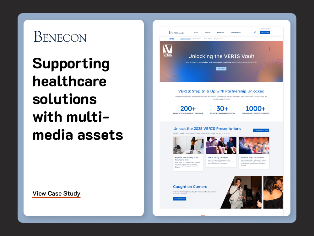 Benecon: Supporting healthcare solutions with multi-media assets