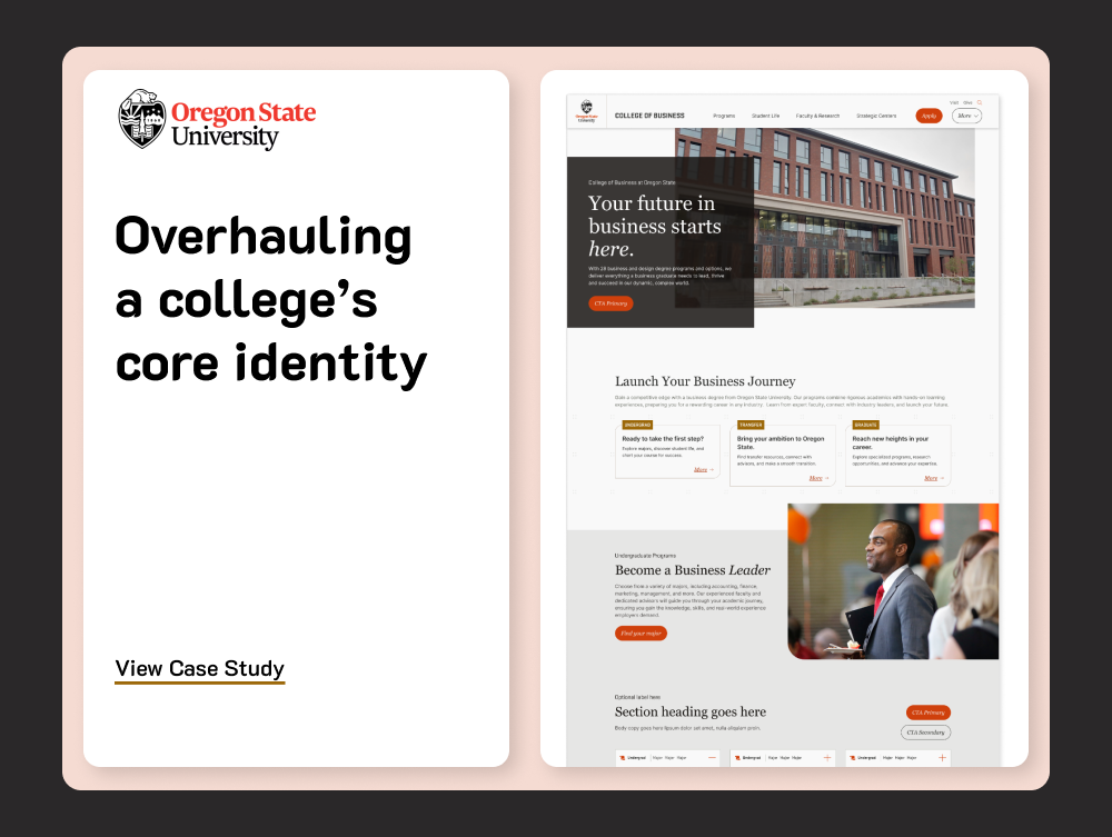 Oregon State: Overhauling a college’s core identity