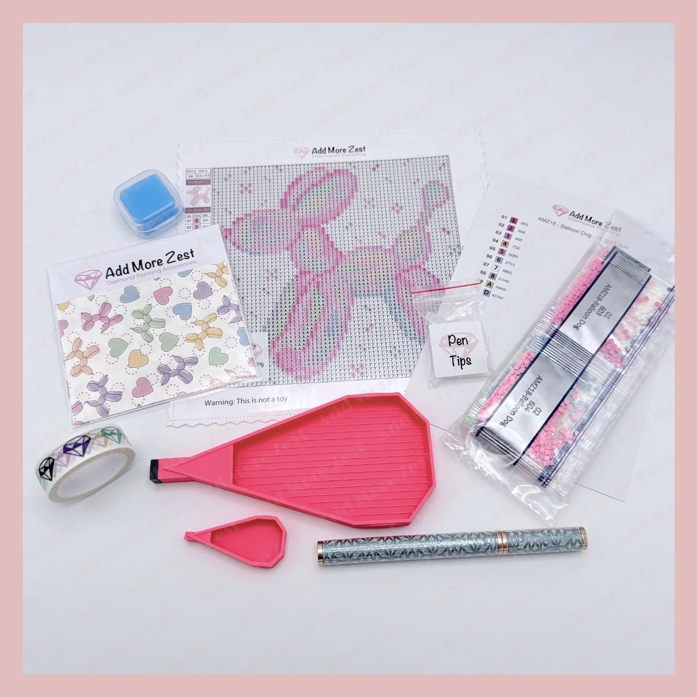 Diamond Painting Gift Box - Balloon Dog