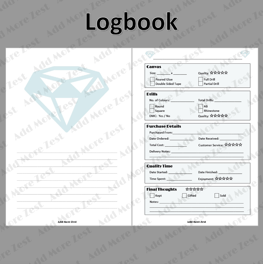 TO-DO LIST: DIAMOND PAINTING LOG BOOK [DELUXE EDITION WITH By