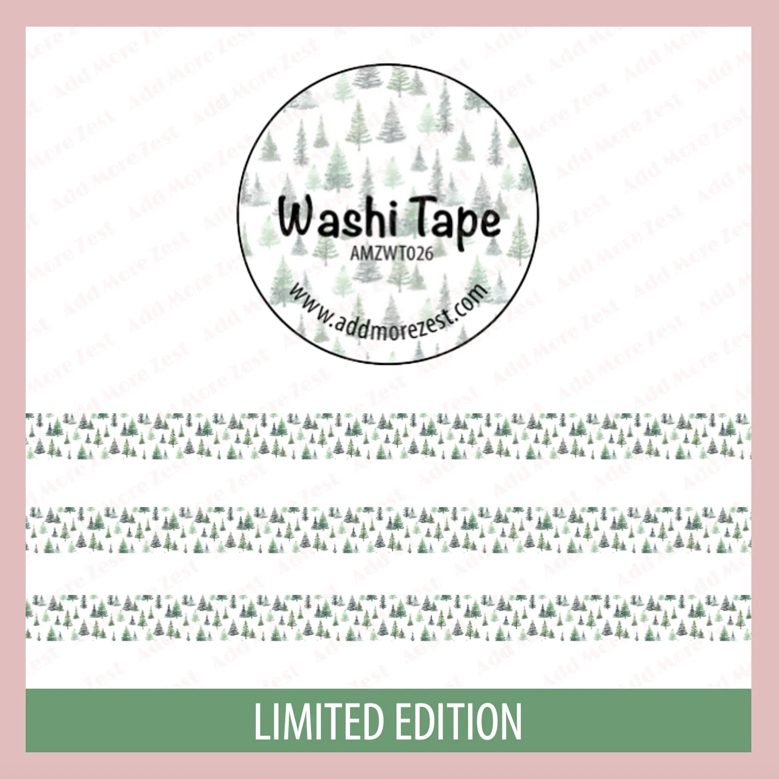 AMZ Washi Tape - Trees (Pre-Order)