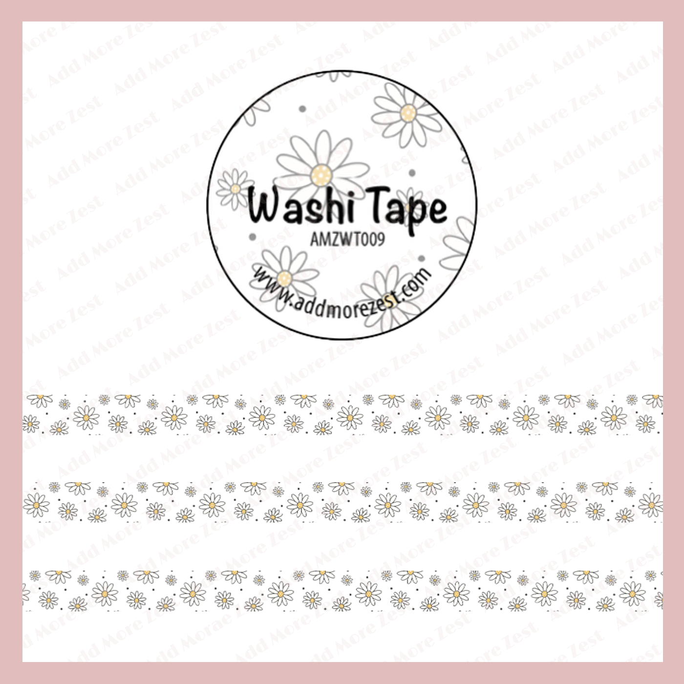 AMZ Washi Tape - Daisies