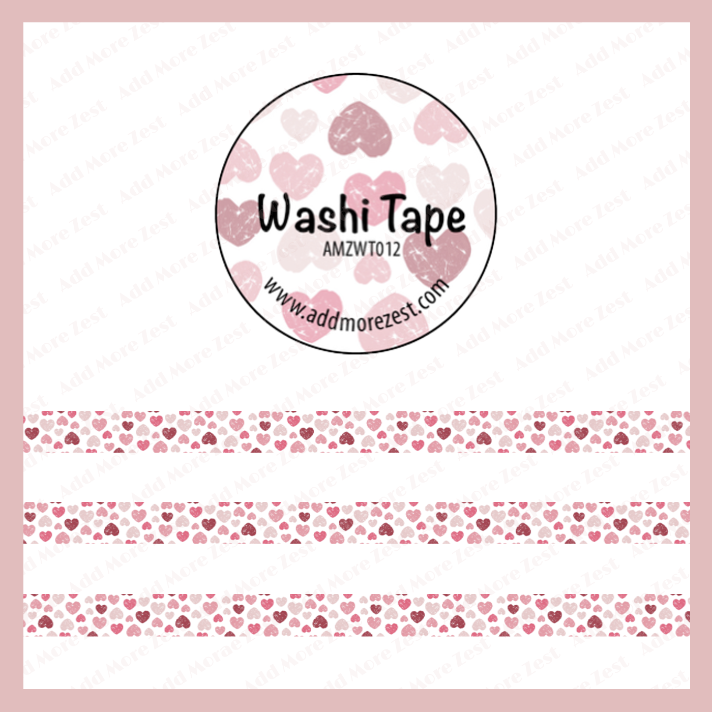 AMZ Washi Tape - Hearts