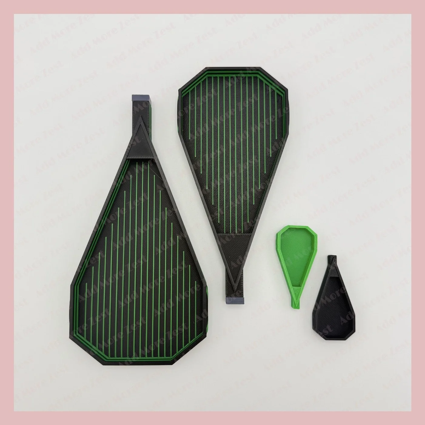 Diamond Painting Tray | Black & Green Bundle