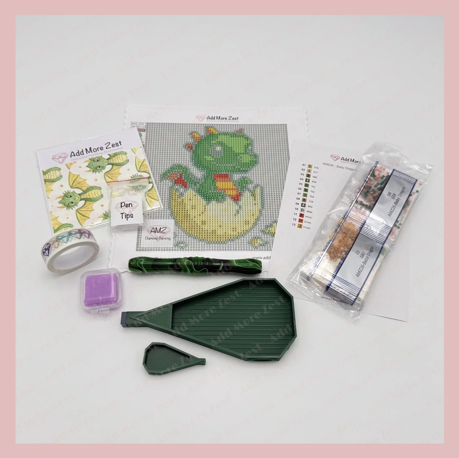 Diamond Painting Gift Box - Baby Dragon