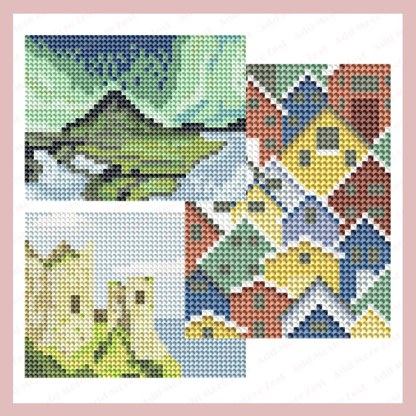 Mini Round Diamond Painting - Postcards From Europe