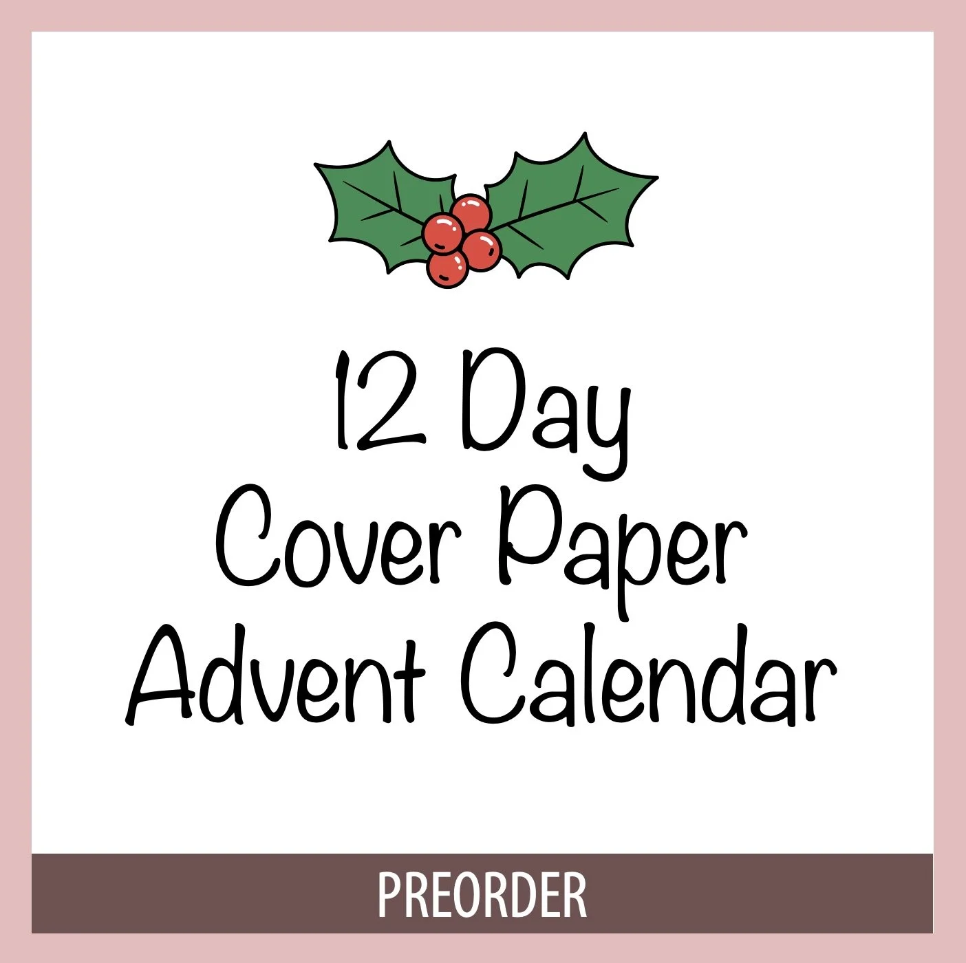 AMZ 12-Day Cover Paper Advent Calendar 2026