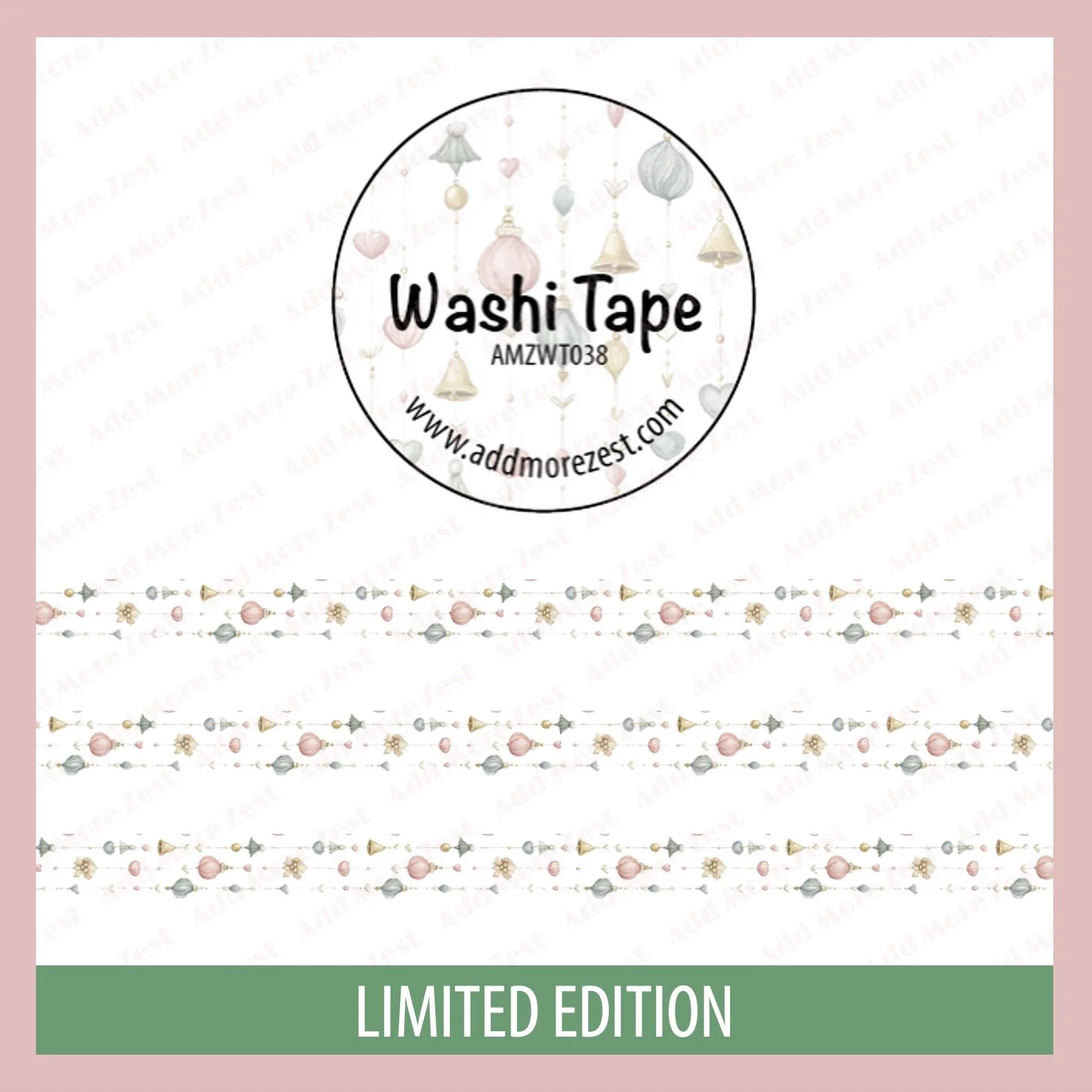 AMZ Washi Tape - Ornaments