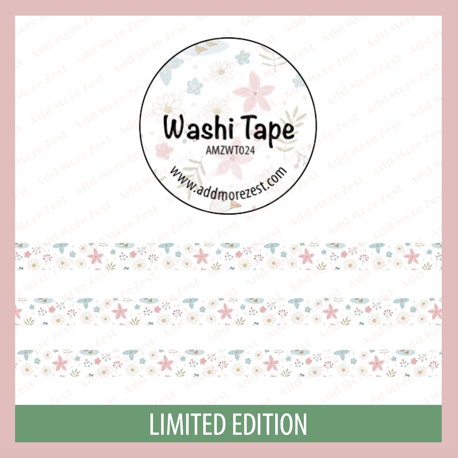 AMZ Washi Tape - Flowers
