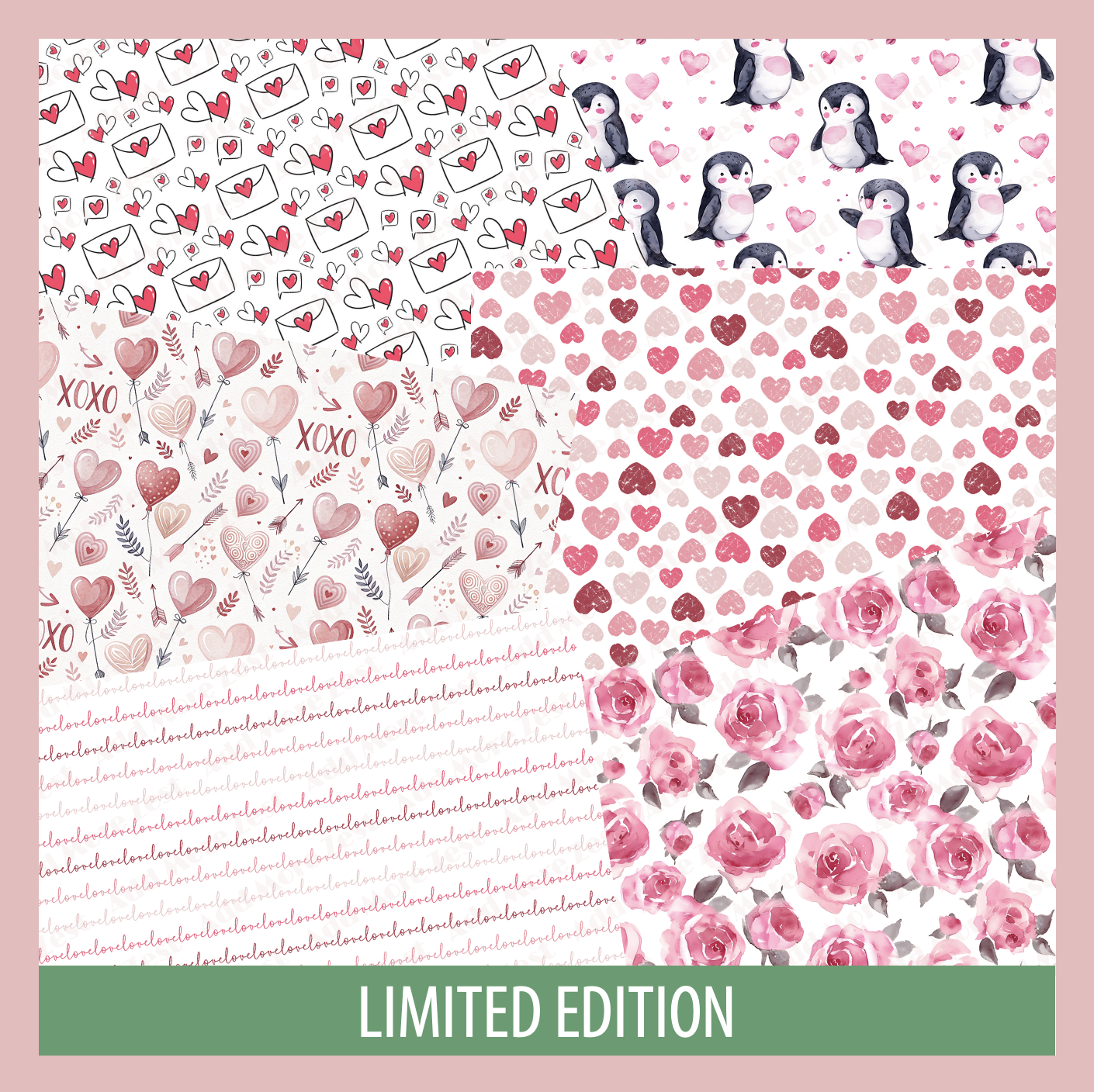 Valentines 2026 Printed Cover Paper