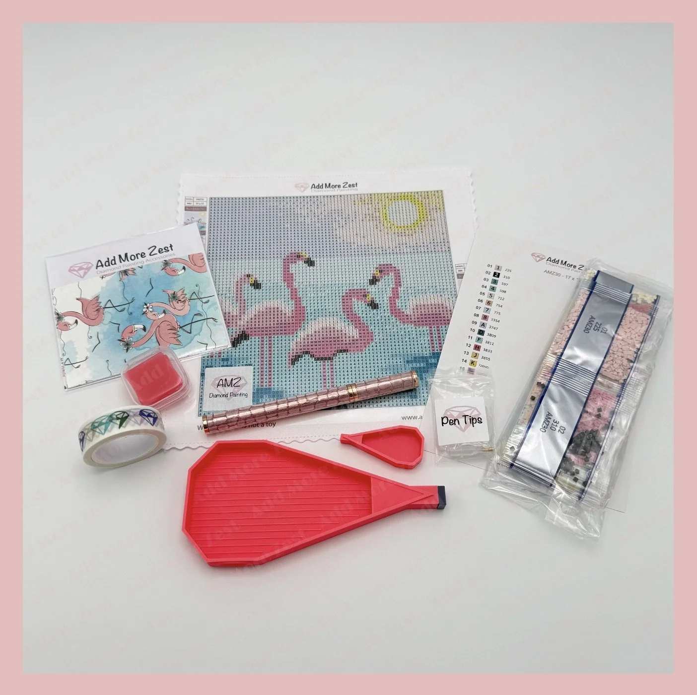 Diamond Painting Gift Box - Flamingos