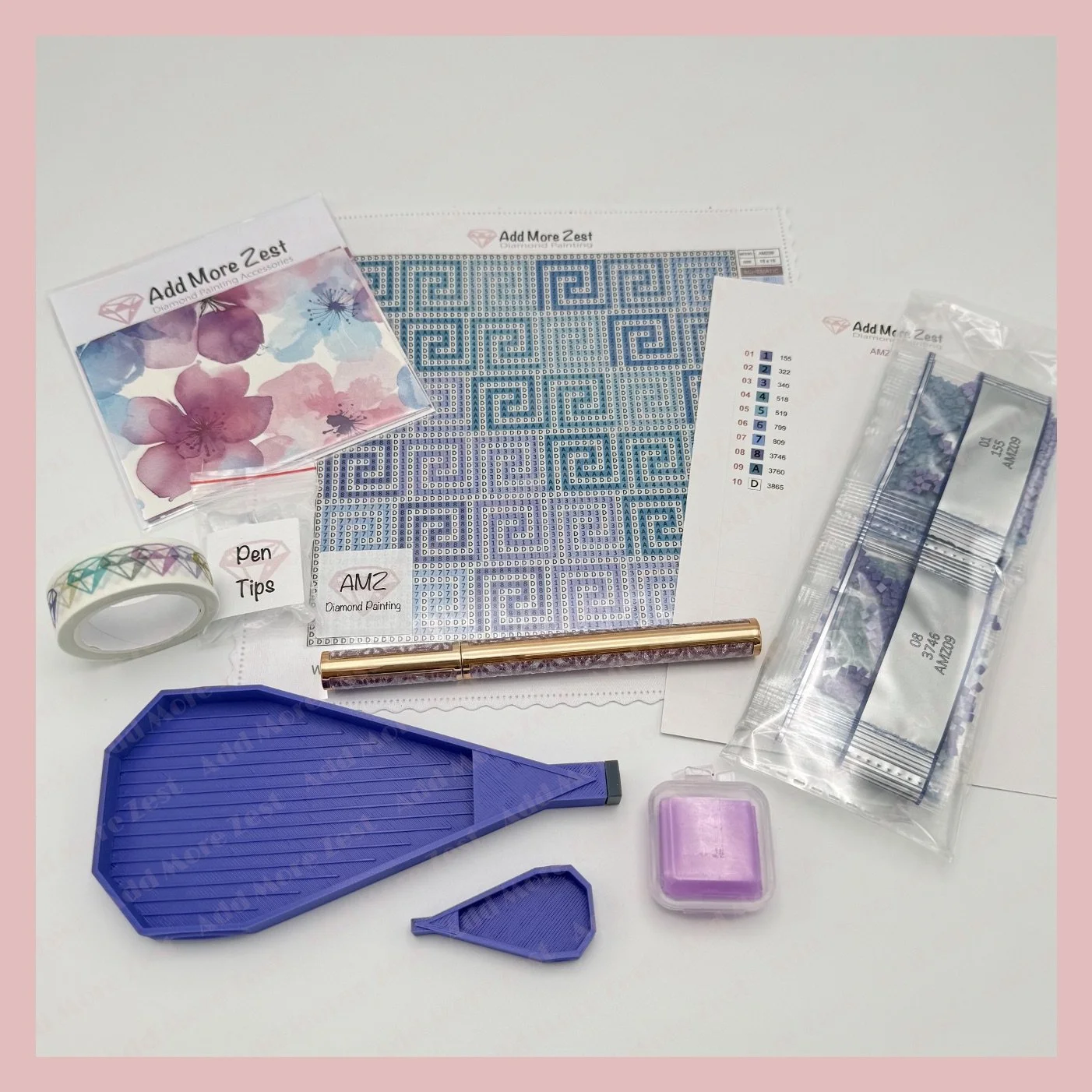 Diamond Painting Gift Box - Swirl Pattern