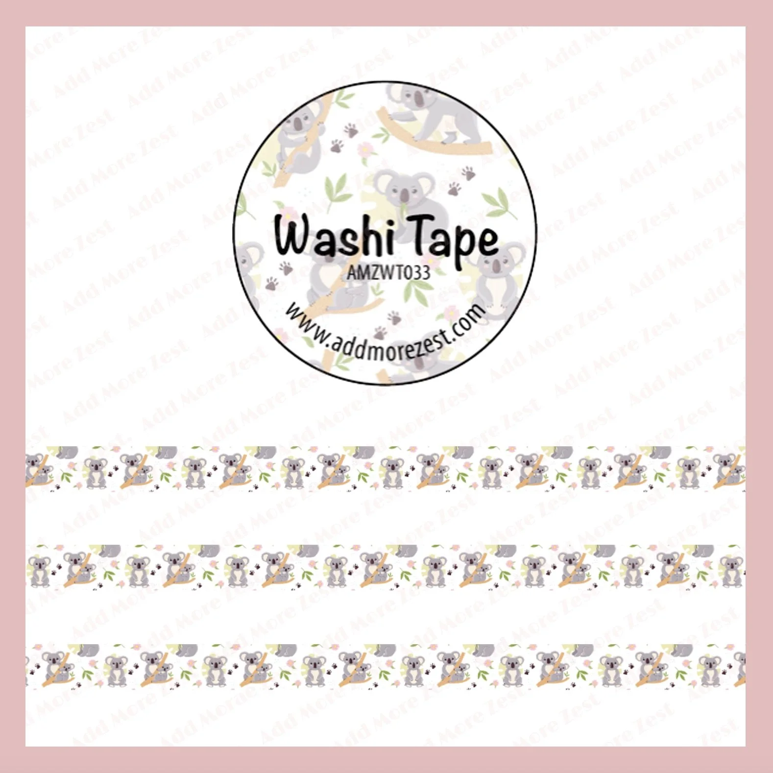 AMZ Washi Tape - Koalas