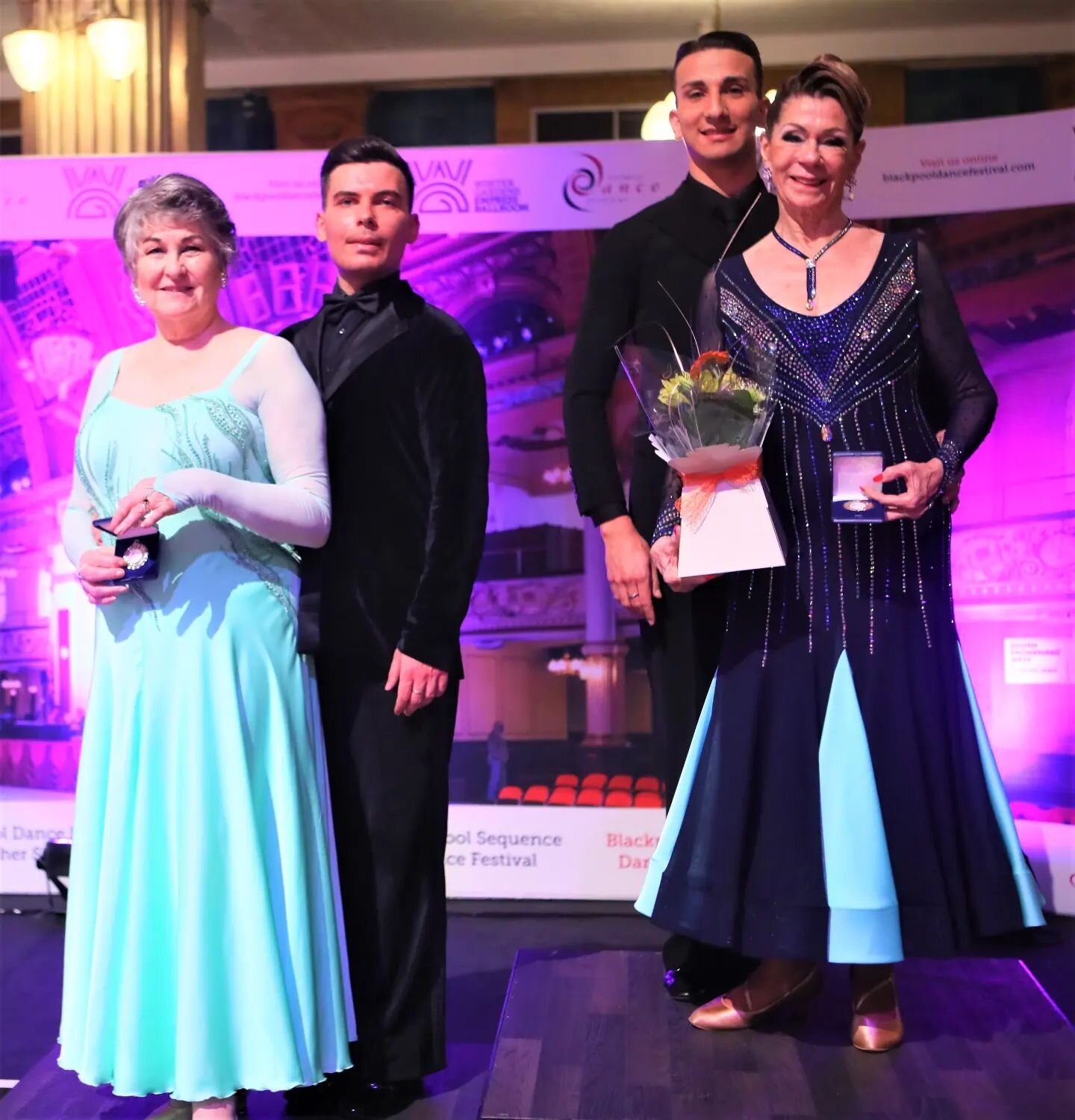 2022 BLACKPOOL CHAMPIONS!!

The Ocean's Dance Team has brought home another amazing victory from Europe! Christine Schneider Downs dancing with guest instructor Samuele Pugliese was crowned Blackpool Champion in her American Smooth Championship event