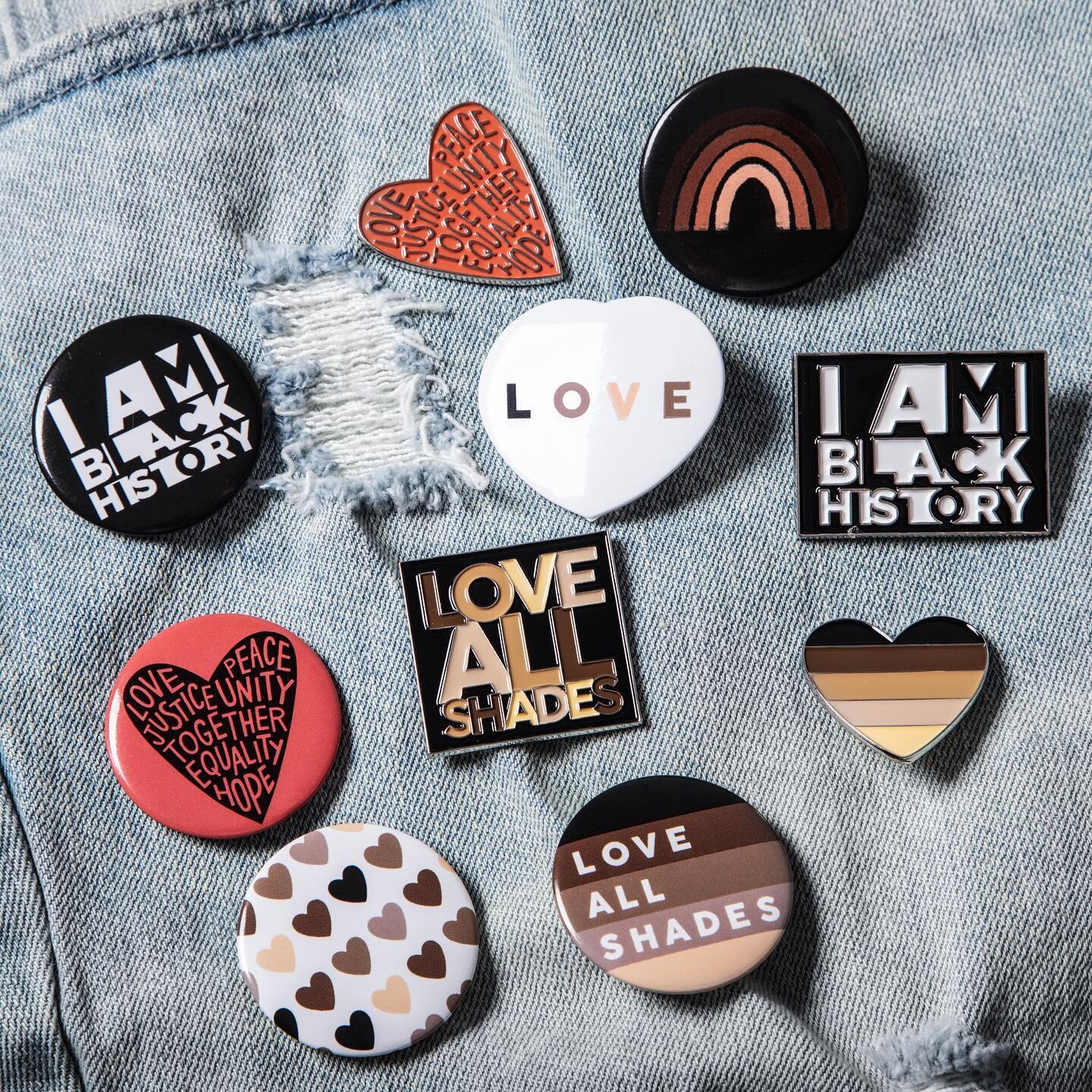 Check out our assortment of lapel pins, buttons and water bottles @kohls now. #bioworld #kohls #blackhistorymonth