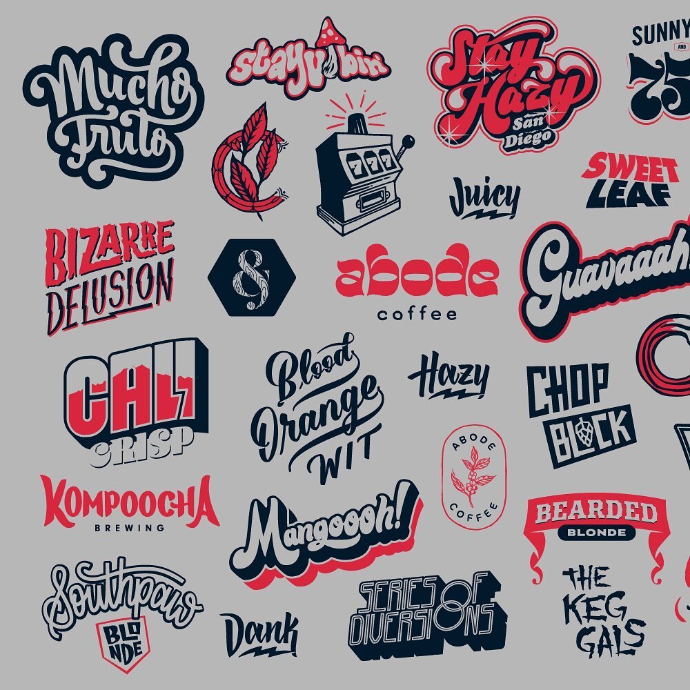 A fun look back at some of the amazing clients we&rsquo;ve worked with ✍🏽 #typography #typespire #youaretypography