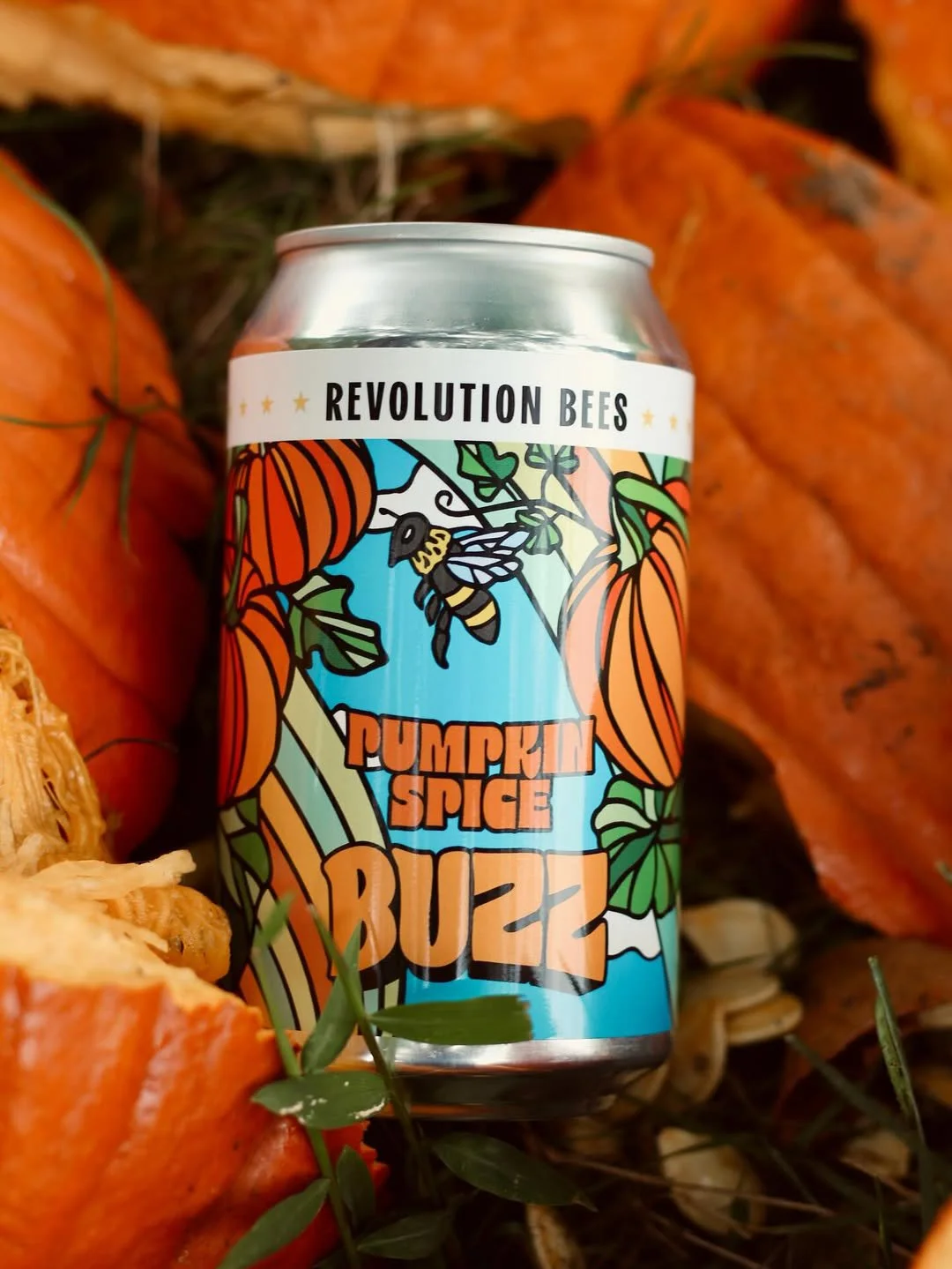 Revolution Bees Pumpkin Spice Buzz sparkling mead