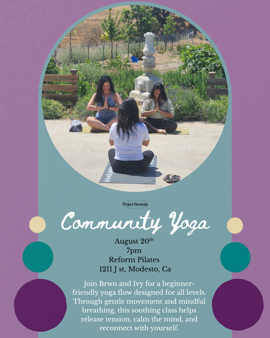 Project Harmony: Community Yoga