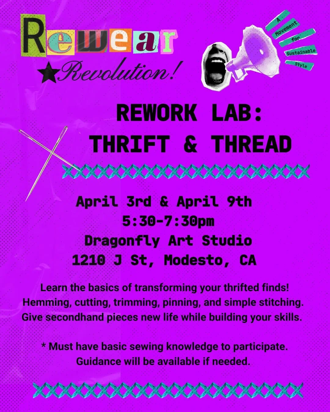 Rewear Revolution: Rework Lab Workshop Series & Fashion Show