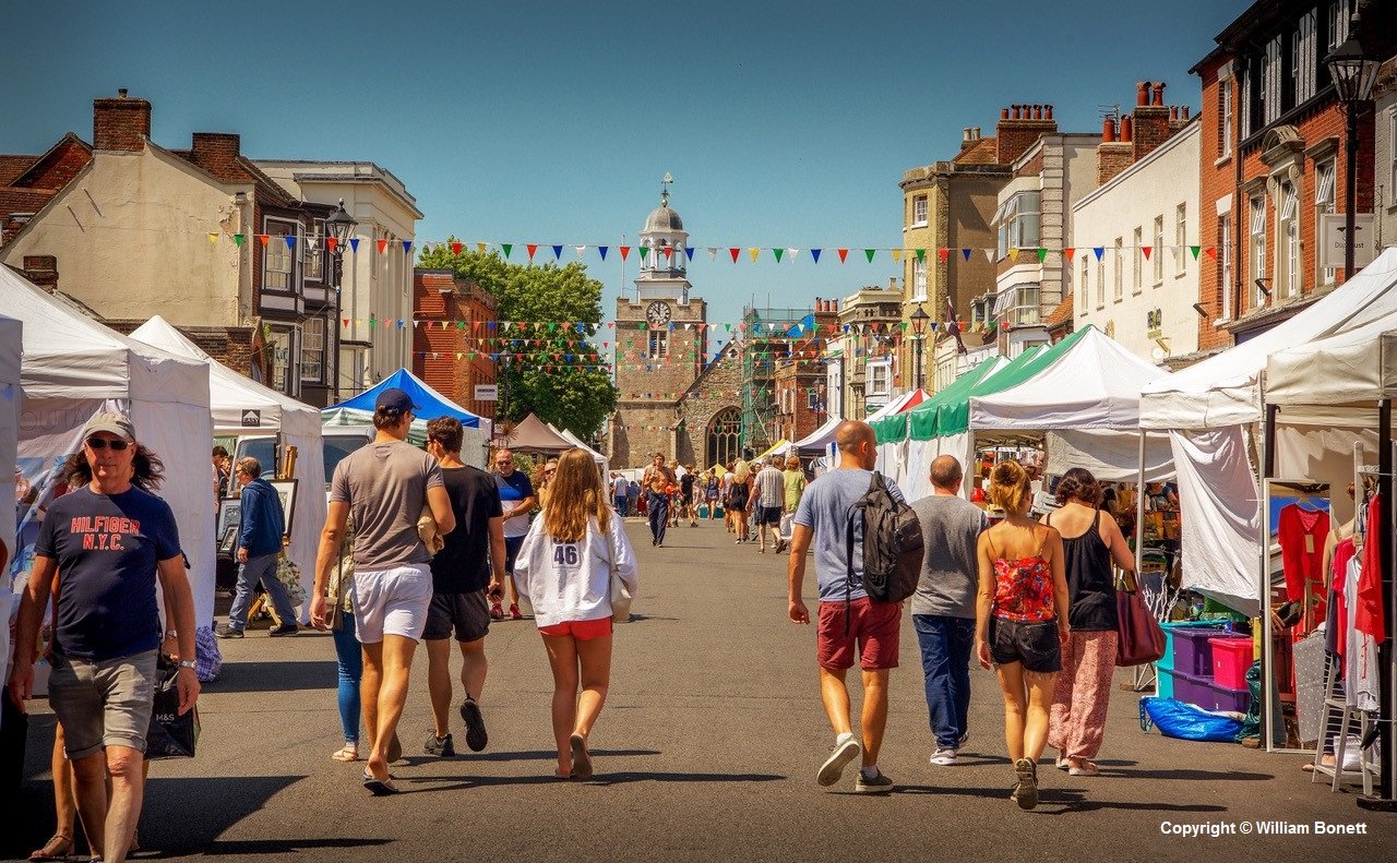 COPYRIGHT AT BOTTOM - Market on High Street looking toward St Thomas.jpg