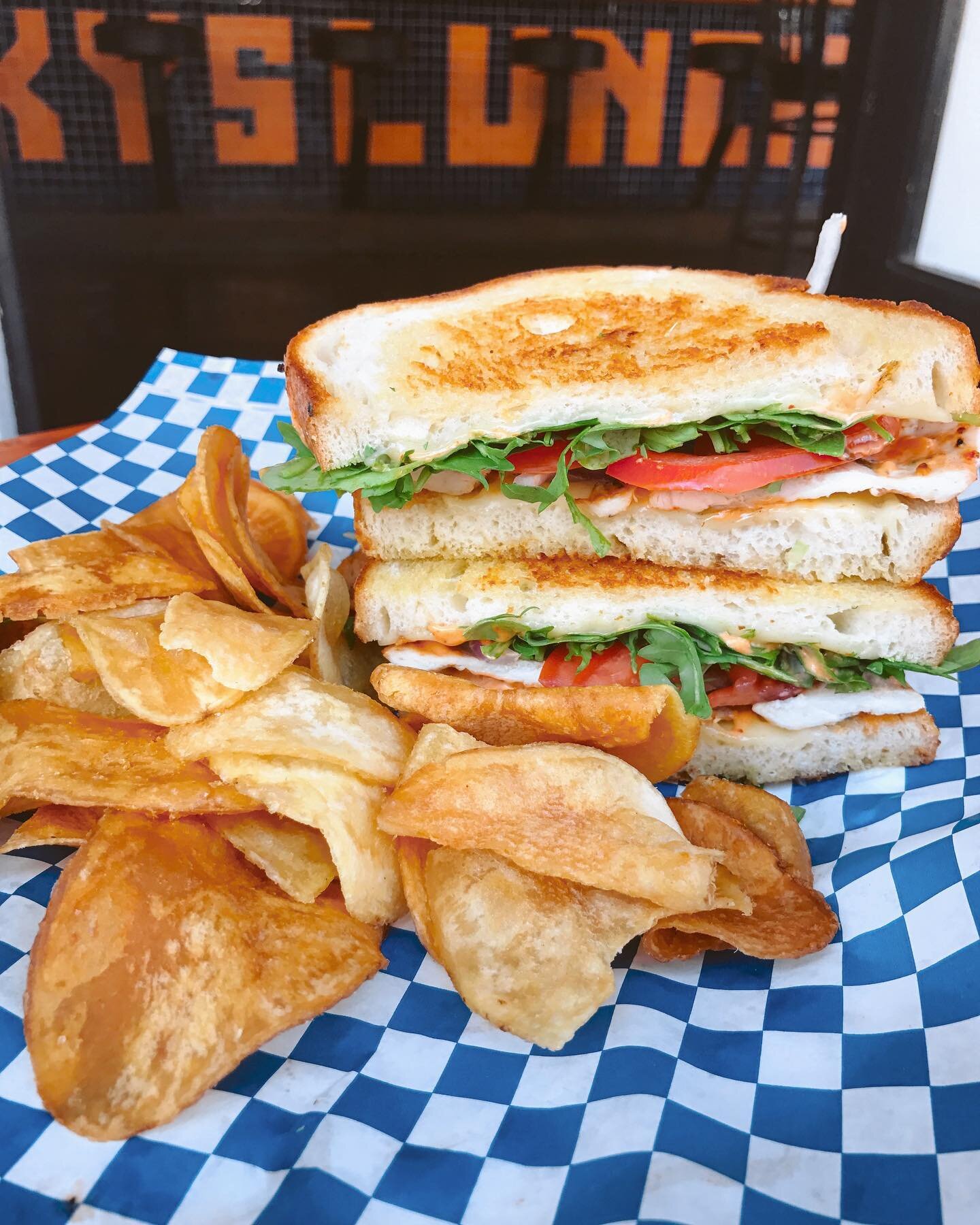 Our Homemade Kettle Chips are the perfect side to your sandwich! Order your LUCK online&mdash;link in bio!