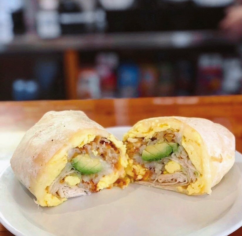 A breakfast BURRITO made to perfection! 🤩🌯