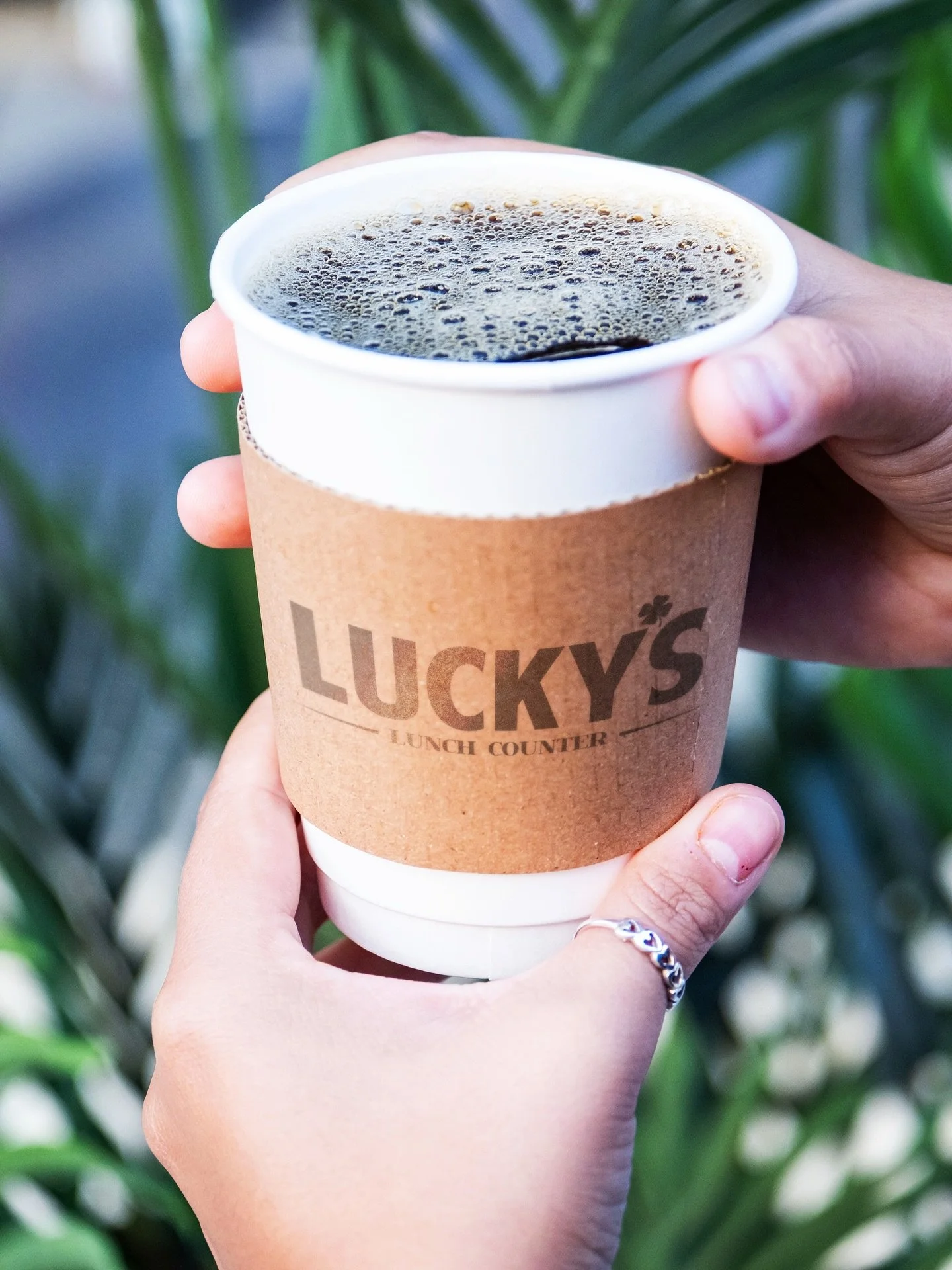 Rise, shine &amp; get lucky! We have your free coffee brewing until 9am ☕

~ available with purchase of any food item ~