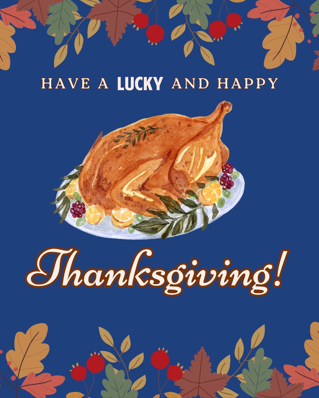 We&rsquo;re closed today, 11/27 for Thanksgiving.🍁🦃 We&rsquo;re grateful (and lucky!) to serve you all! See you tomorrow! 🧡