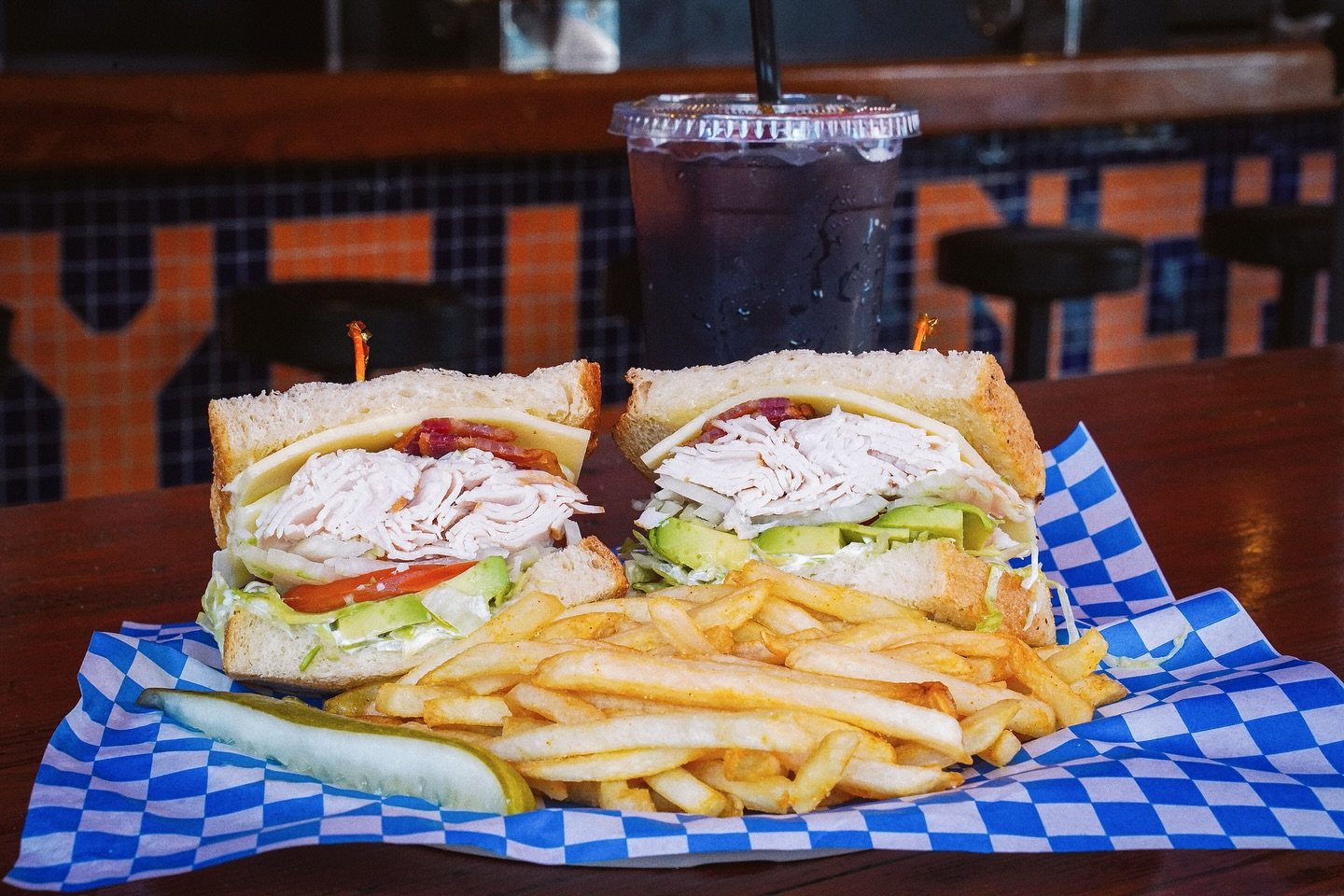 Not your basic turkey club! 🥪🥓🧀🍅🥬🥑