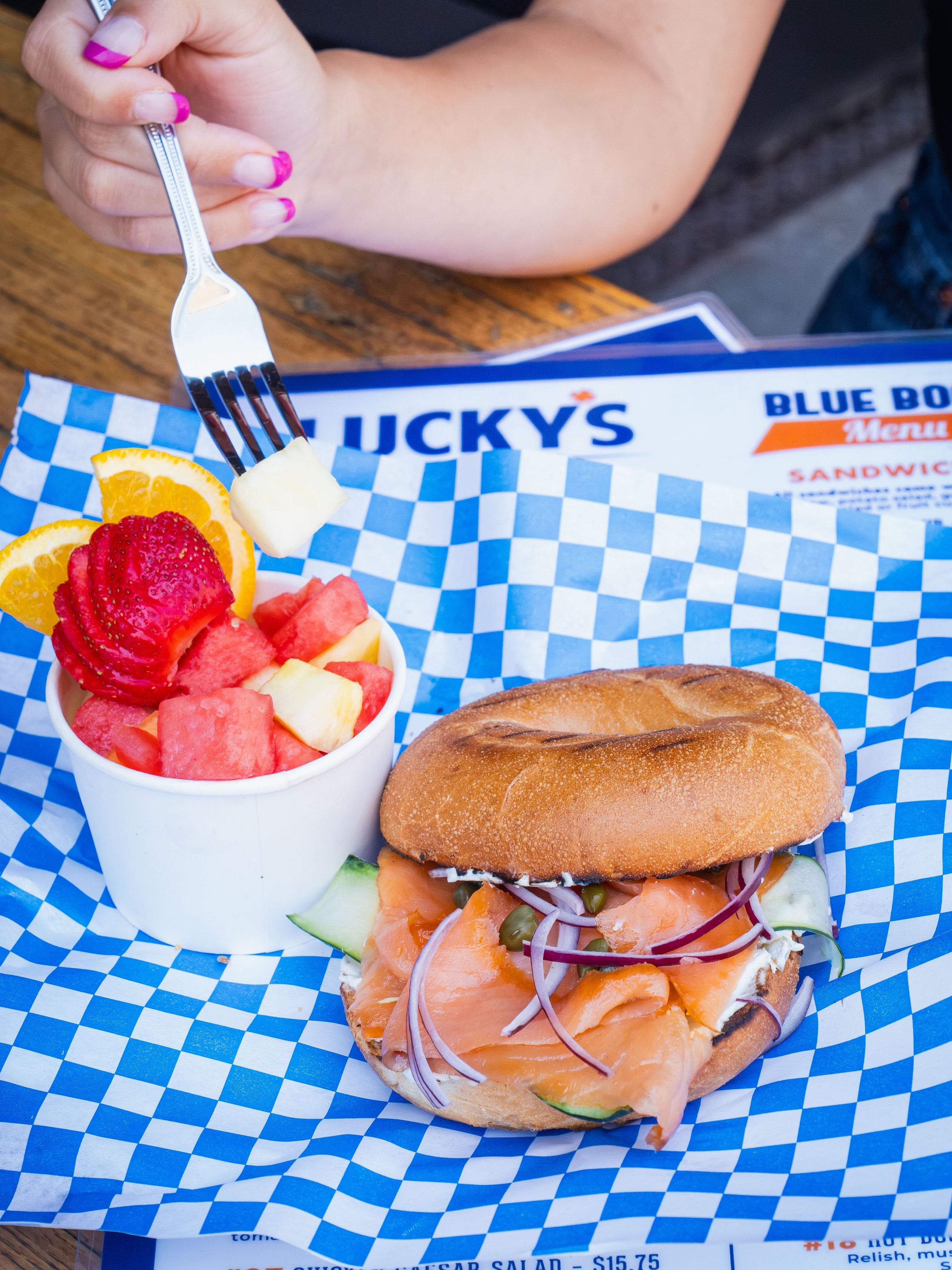 AUGUST SPECIALS ARE HERE!
 - Jalape&ntilde;o Nova Lox Bagel 🥯🥒
Smoked salmon, red onion, cucumbers, capers &amp; jalape&ntilde;o cream cheese on an everything or plain bagel.
- Pastrami &amp; Corned Beef Sandwich 🥪🥩
Pastrami, corned beef, colesla