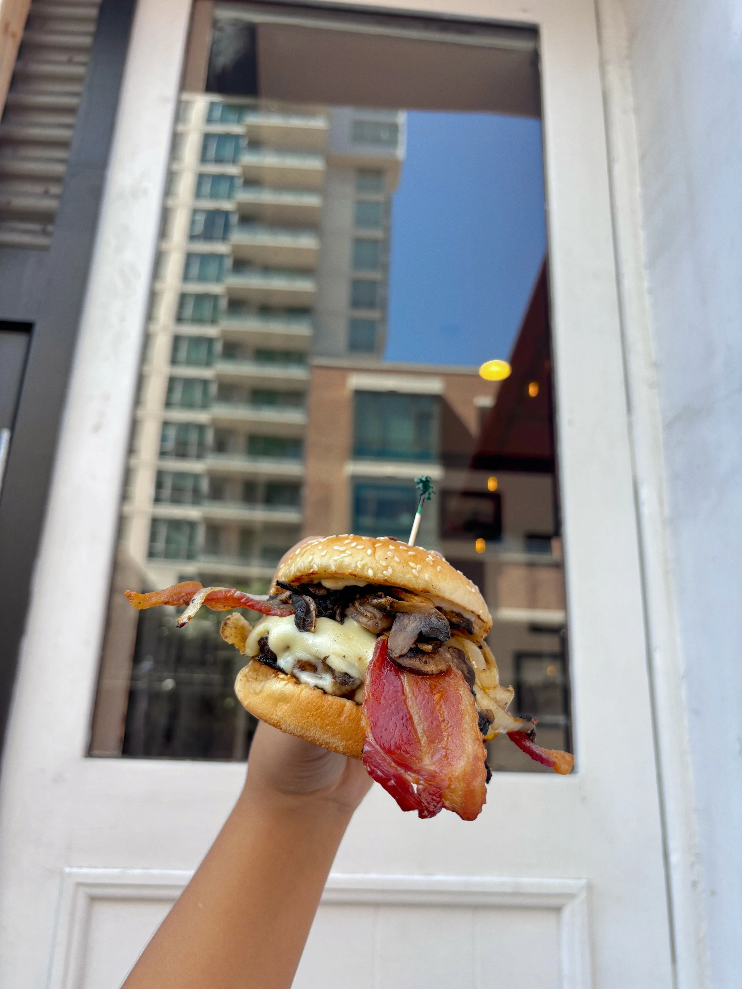 Get your hands on our October specials! The Blackened Burger &amp; Machaca Breakfast Burrito are only here for a limited time. 😛