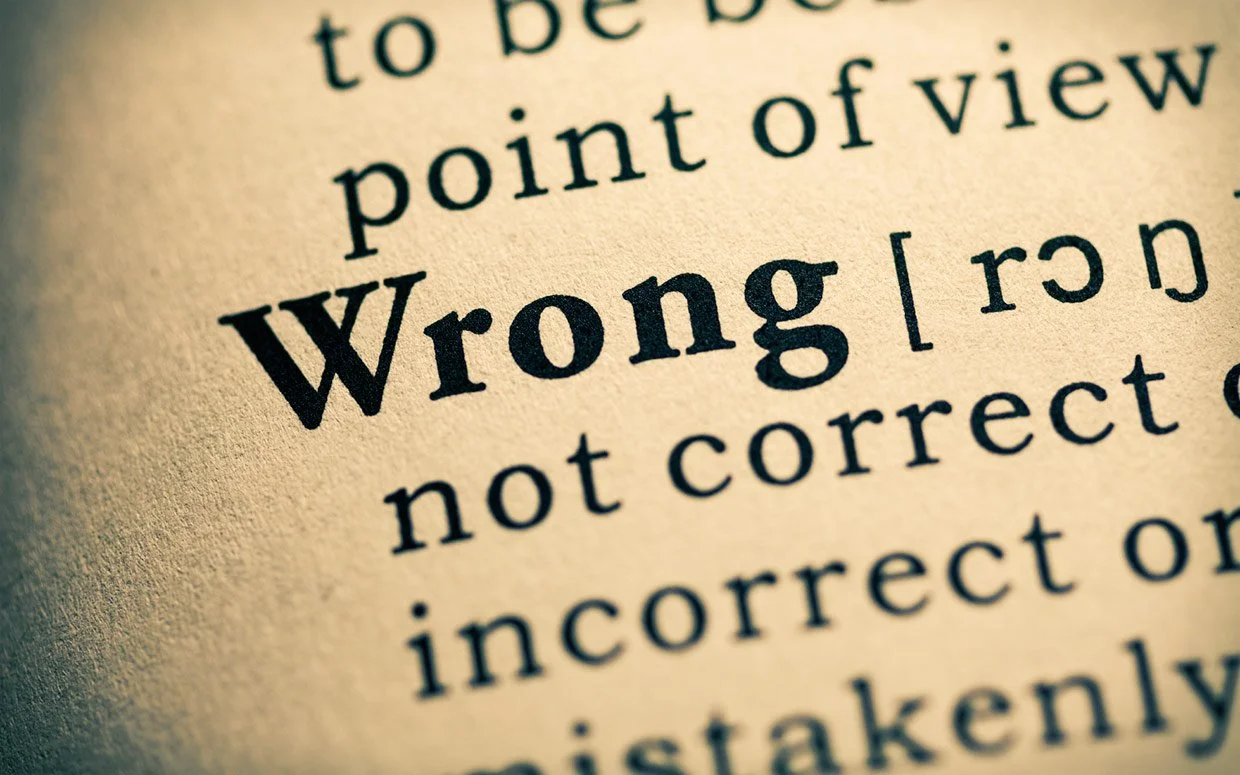 How to Be Wrong