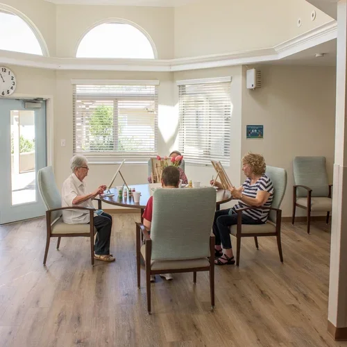 Arts & creative activities are more than just fun they strengthen and promote longevity and are a crucial aspect to memory care at Solheim.