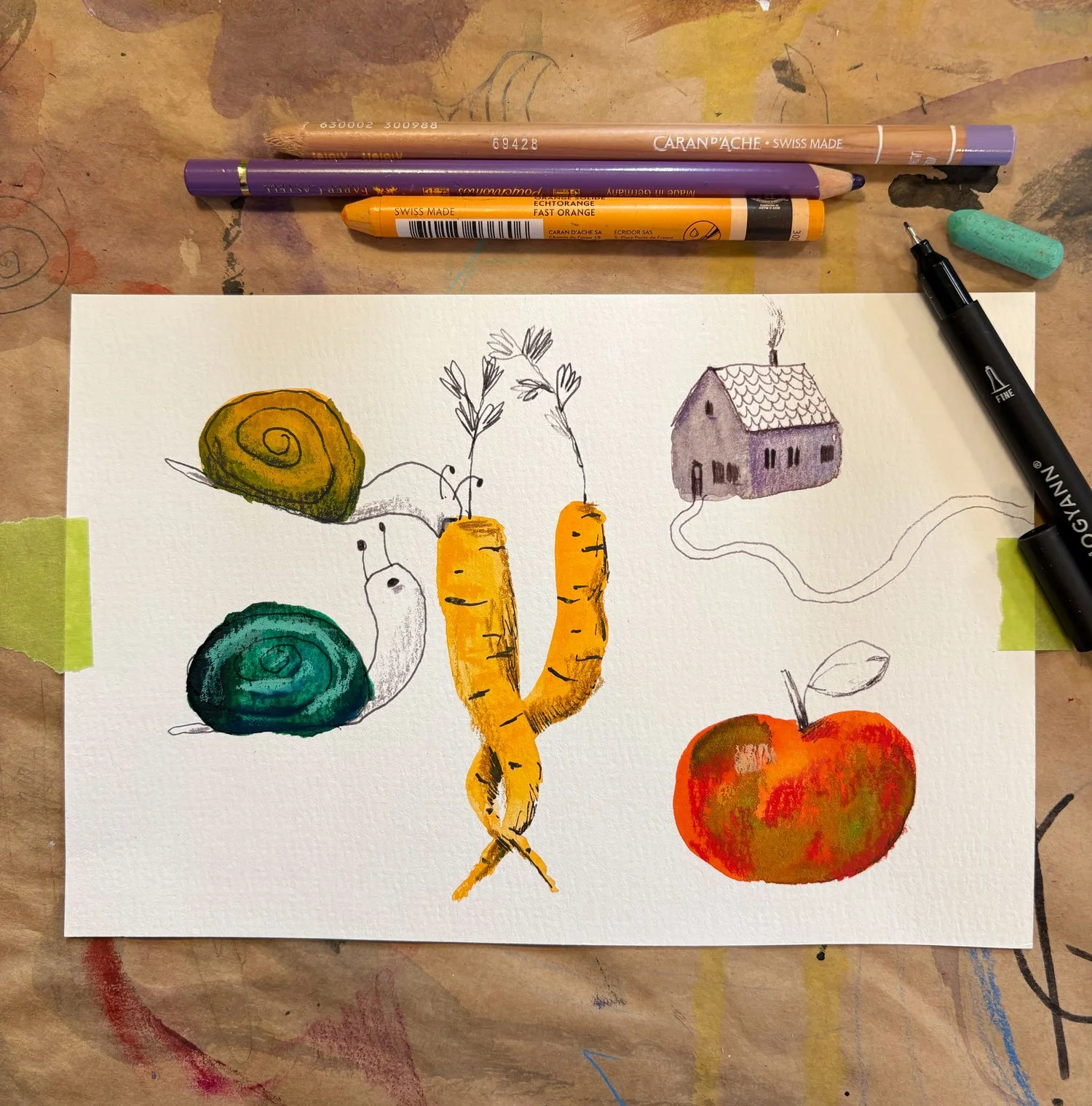 Creative Warm Up for Kids' Art Classes