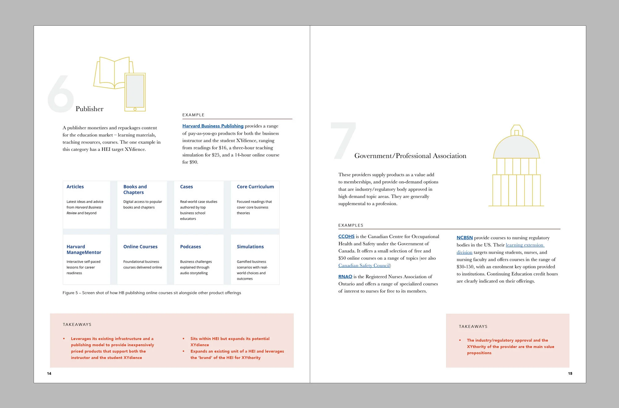 Report Template - layout, illustrations in Adobe InDesign