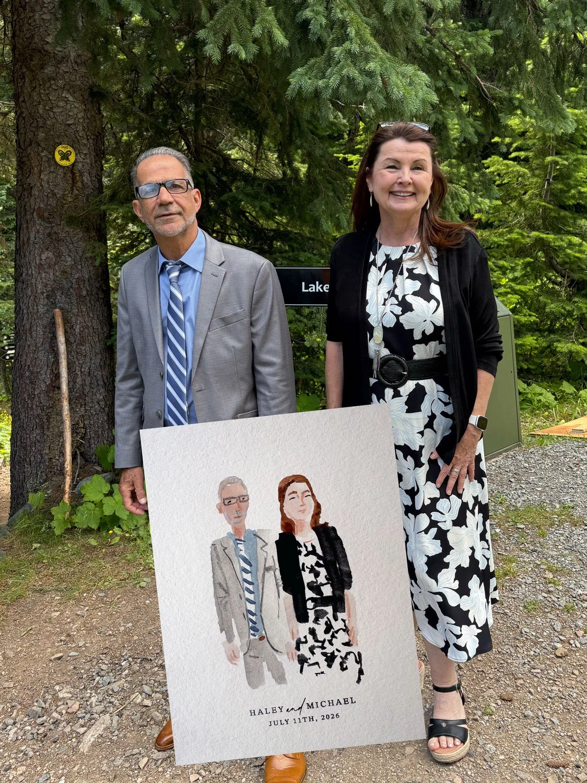 Portraits of guests at a wedding at Island Lake Lodge in Fernie, BC, Canada