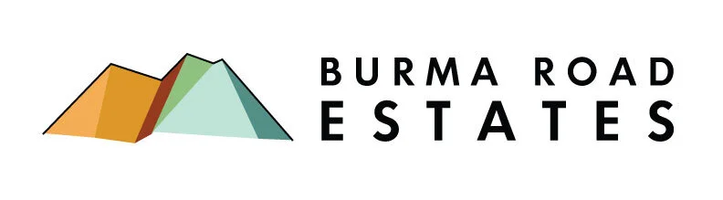 Burma Road Estates Logo Design, Fernie, BC