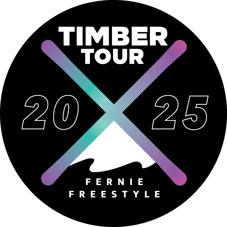 Timber Tour 2025 Fernie Freestyle sticker design