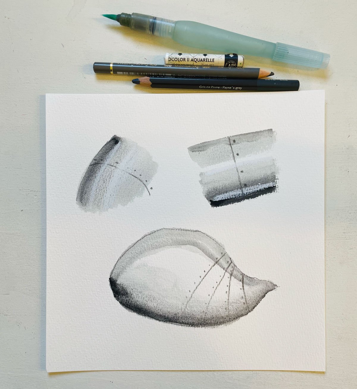 How To Use Watercolours - Metal Surface