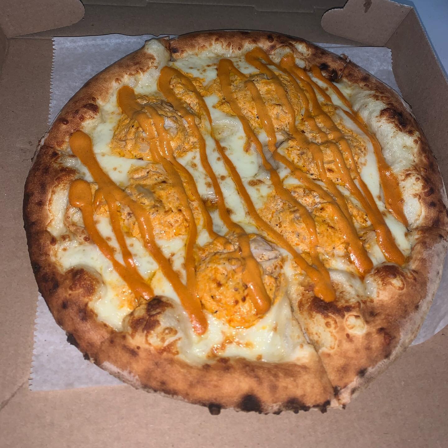 This weekend we finally got to try @bluesparrowpgh and it did not disappoint‼️ Here we have pictured the buffalo chicken dip pizza, the ramen burger, a monster pie (w/ kimchi), and the sparrow pizza 🔥🔥 make sure to check them out Saturday&rsquo;s 4