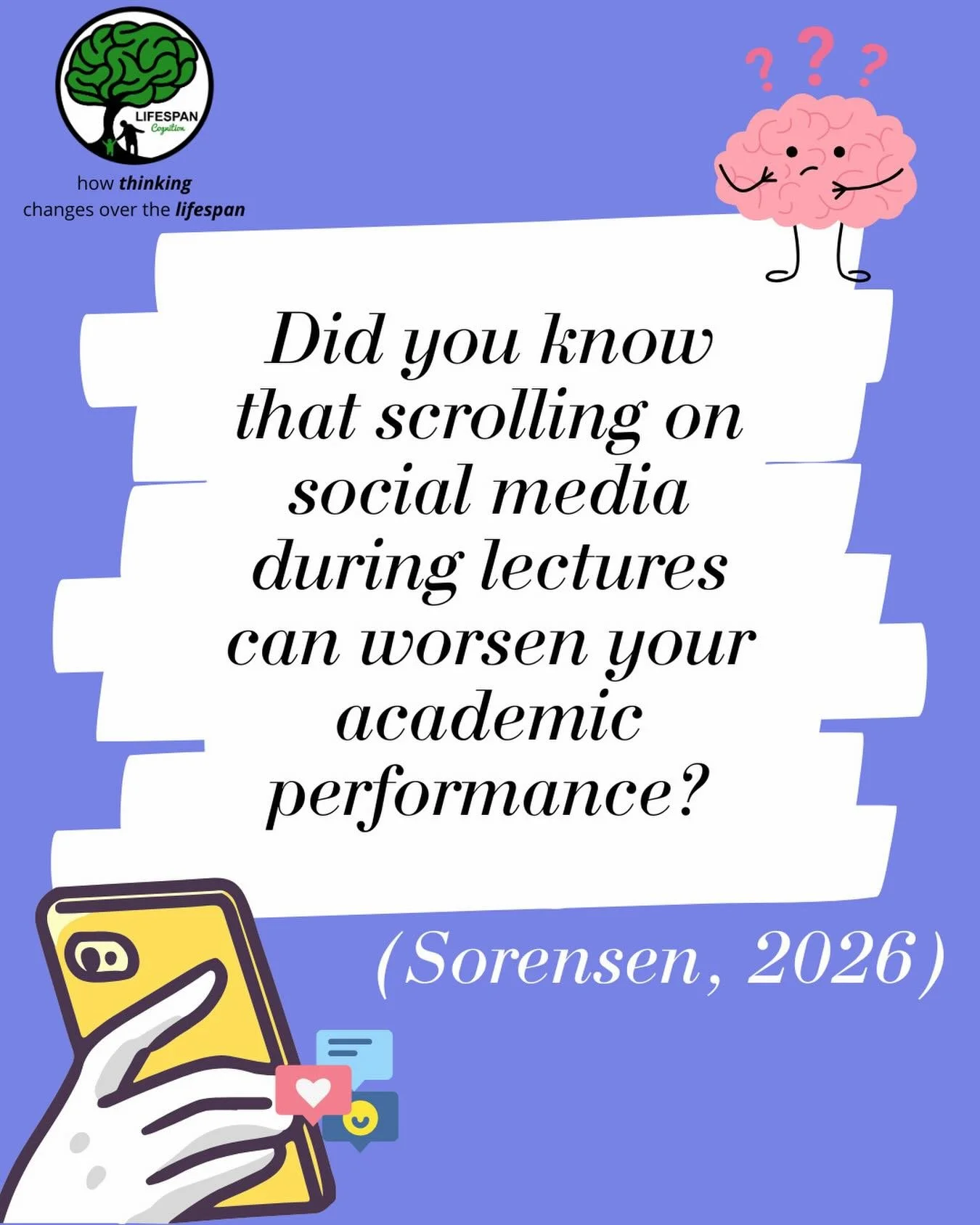Did you know? Read more of this blog post on our website, link in bio 🧠✨#psychology#brain#cognition