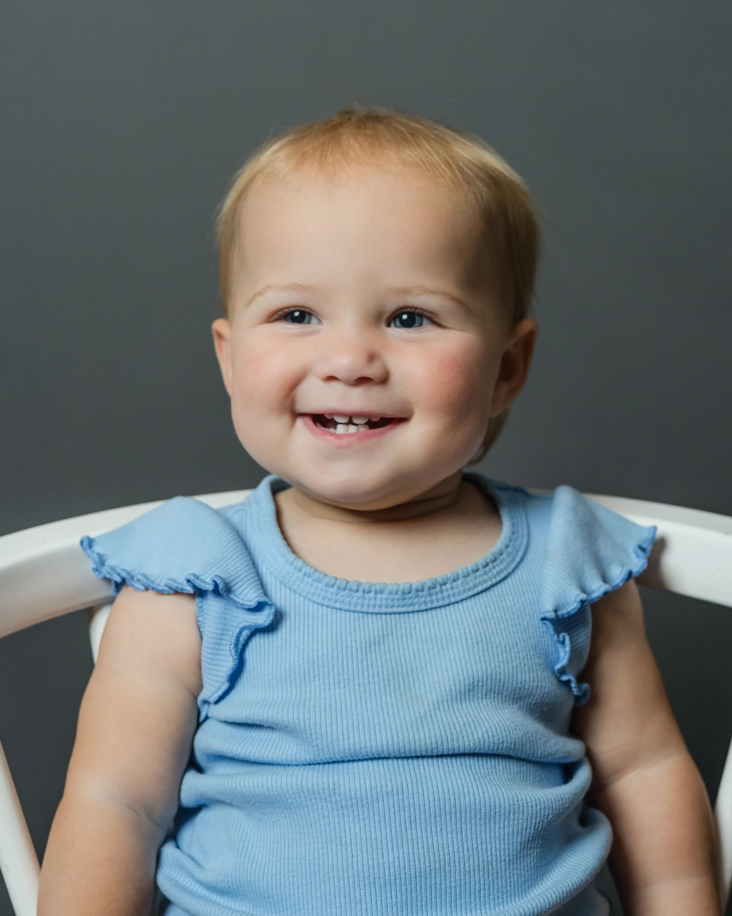 Preschool student portrait during school picture day in Raleigh NC